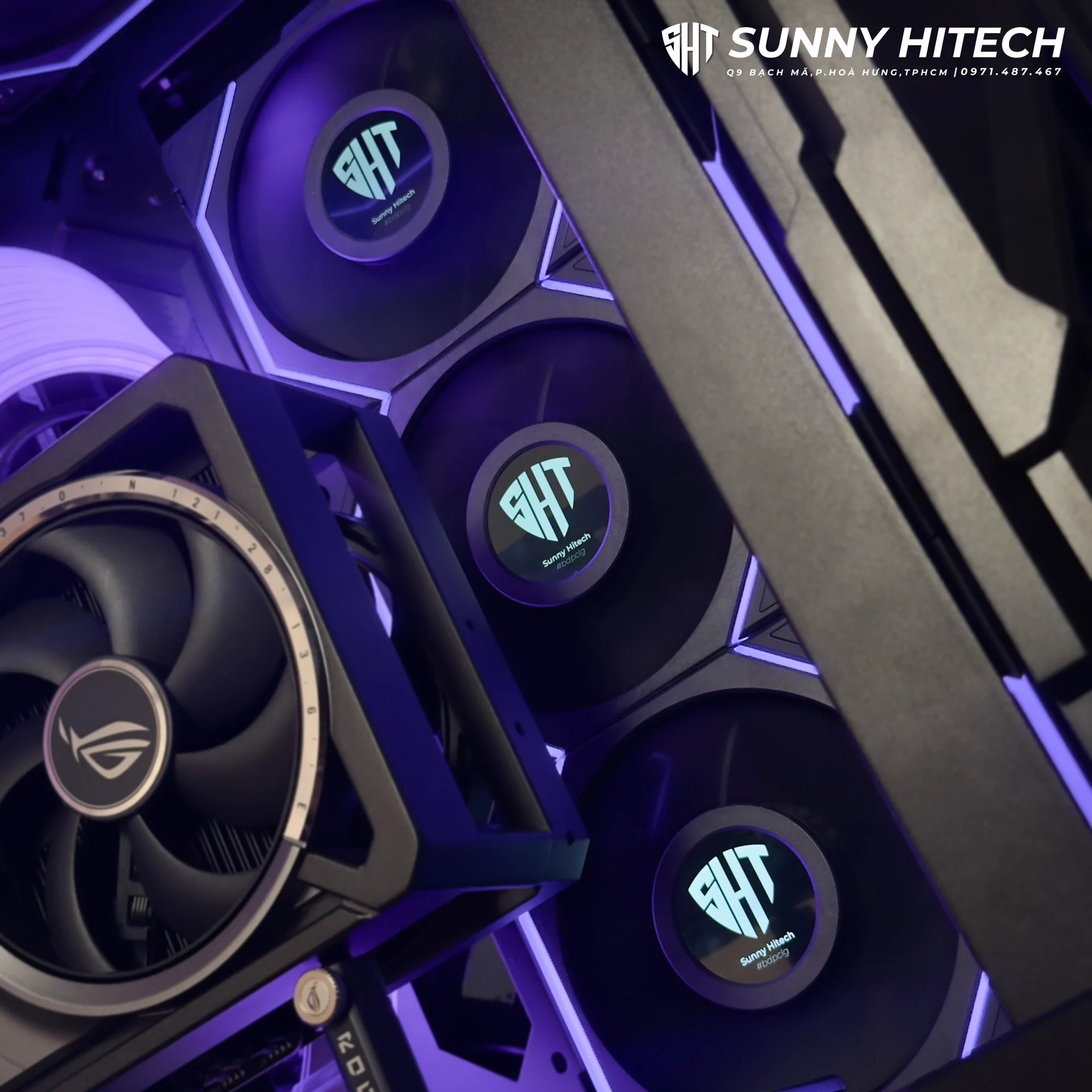 Chi tiết quạt với dấu ấn SunnyHitech